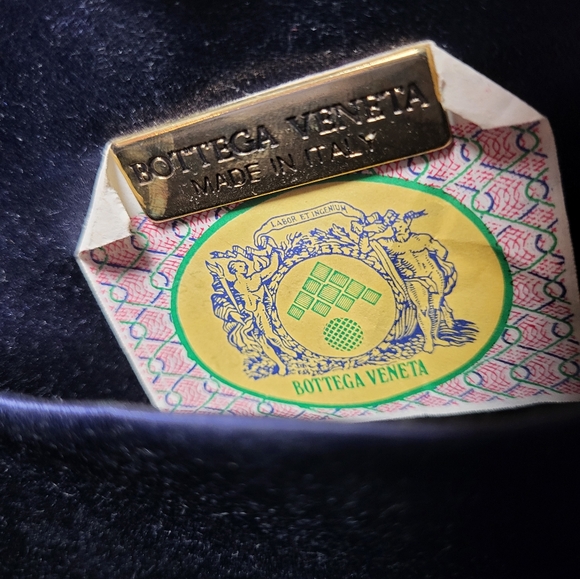 Bottega Veneta Navy Woven Crossbody Bag - Picture 4 of 8